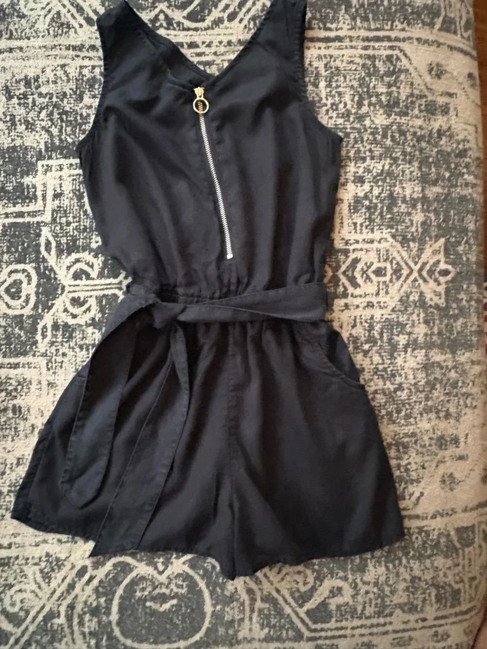 Justice sleeveless romper